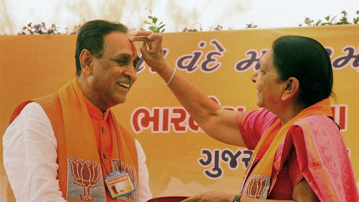 Anandiben Patel made waves by resigning via Facebook. (Photo PTI)
