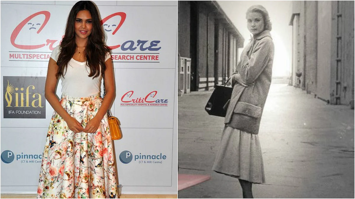 Esha Gupta (left), Grace Kelly (Photo Courtesy: Pinterest.com)