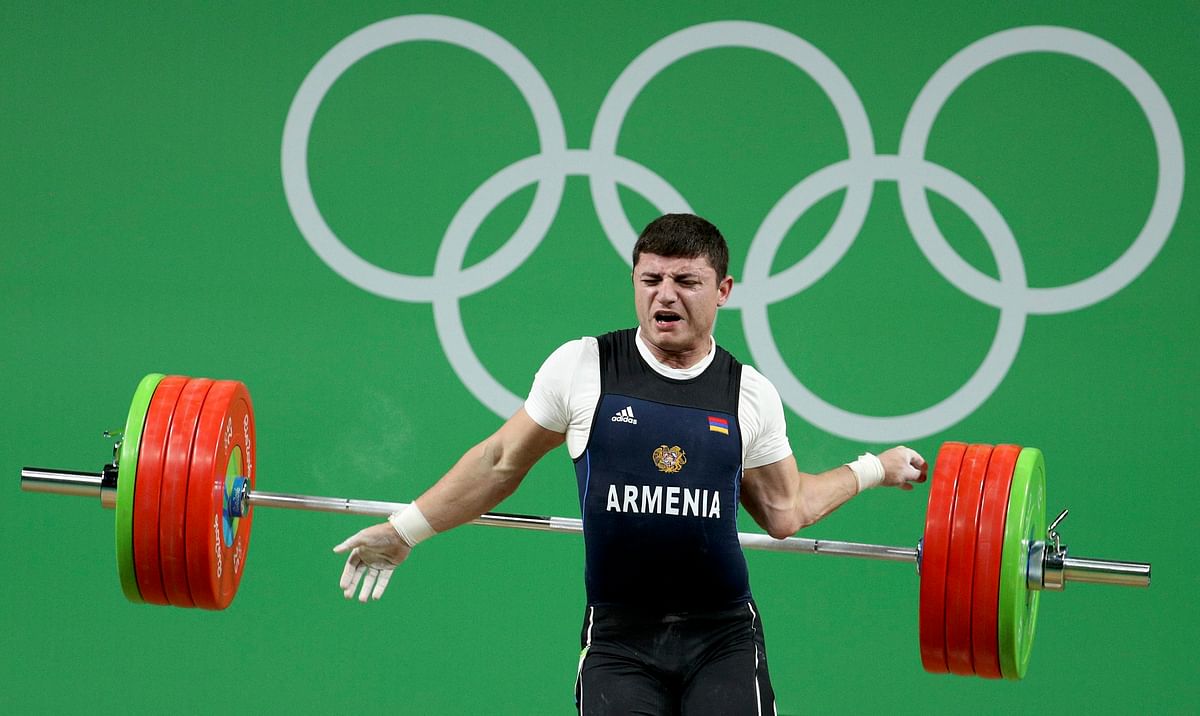 A weightlifter suffered a shocking injury after trying to lift two and a half times his body weight at the Rio Games