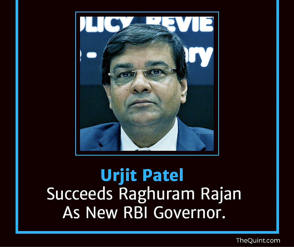 Urjit Patel is the current deputy governor in charge of monetary policy of RBI.