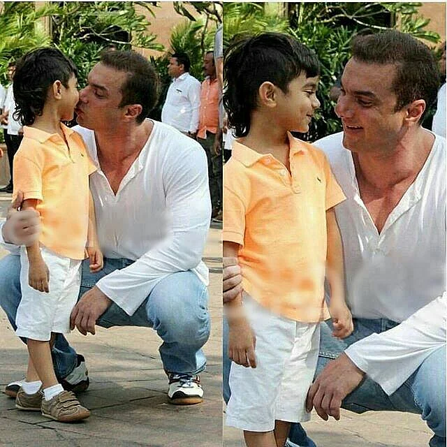 Sohail Khan with Yohan. (Photo courtesy: <a href="https://twitter.com/search?f=images&vertical=default&q=sohail%20yohan&src=typd">Twitter/ @ZoomTV</a>)