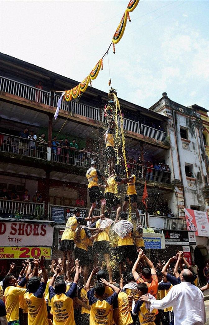The Bombay High Court had issued a circular banning people under the age of 18 from forming the human pyramid.