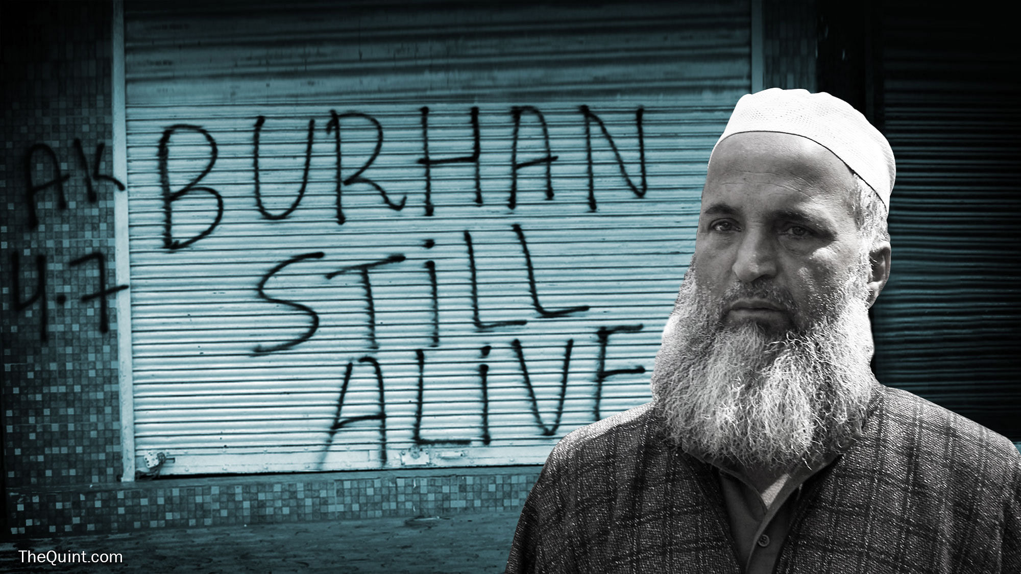 Muzaffar Ahmad Wani, Burhan’s father tells The Quint, if the forces had nabbed his son alive, the Kashmir unrest could have been averted. (Photo: <b>The Quint</b>)