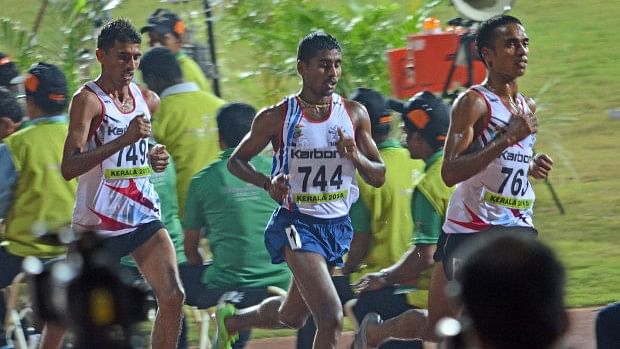 

Athletes take part in the 35th National Games held in Kerala in 2015. (Photo: Athletics Federation of India)