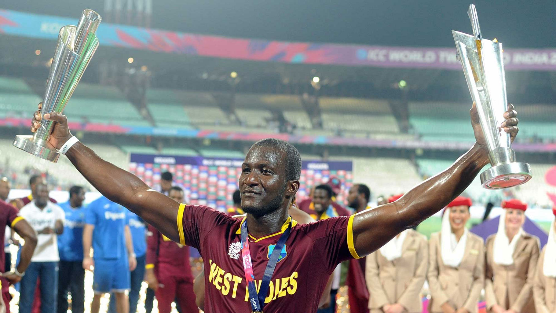 Two-time T-20 World Cup winning skipper, Darren Sammy, has been sacked as Captain of West Indies. (Photo: IANS)