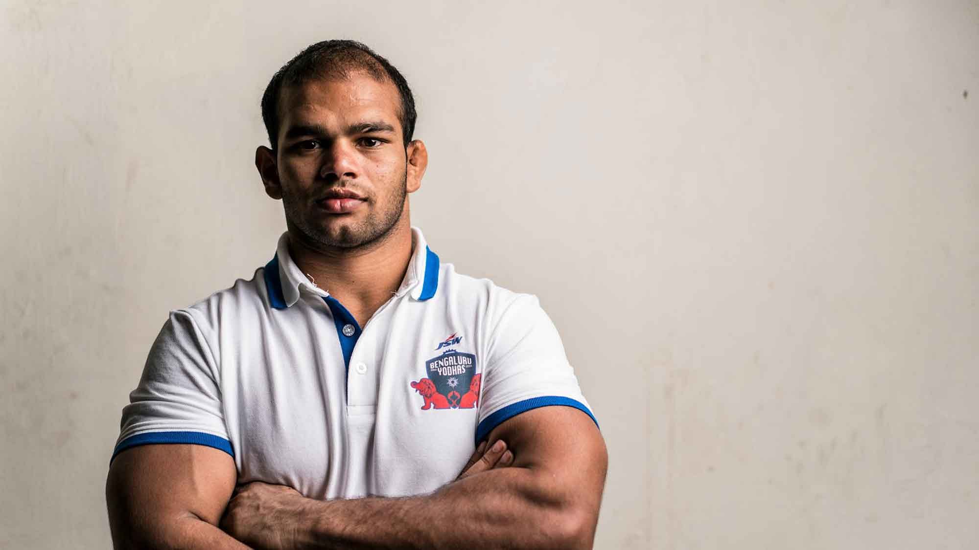 Narsingh Yadav is competing in his first event at the national level since serving a four-year doping ban.