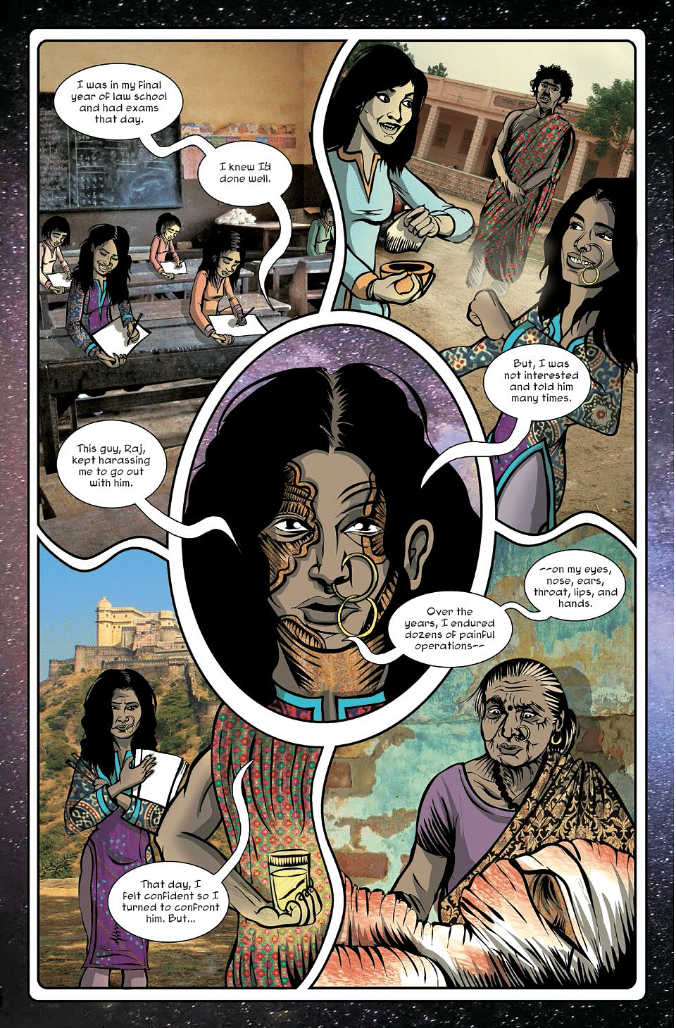 She is back to free acid attack survivors from fear in her new comic ‘Priya’s Mirror.’