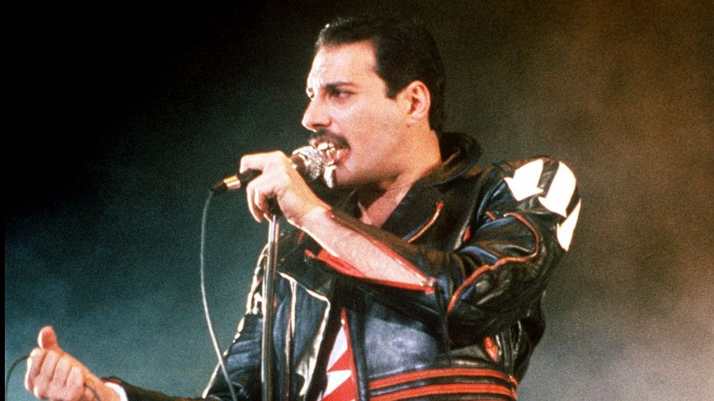In this 1985 file photo, singer Freddie Mercury of the rock group Queen, performs at a concert in Sydney, Australia. (Photo: AP)