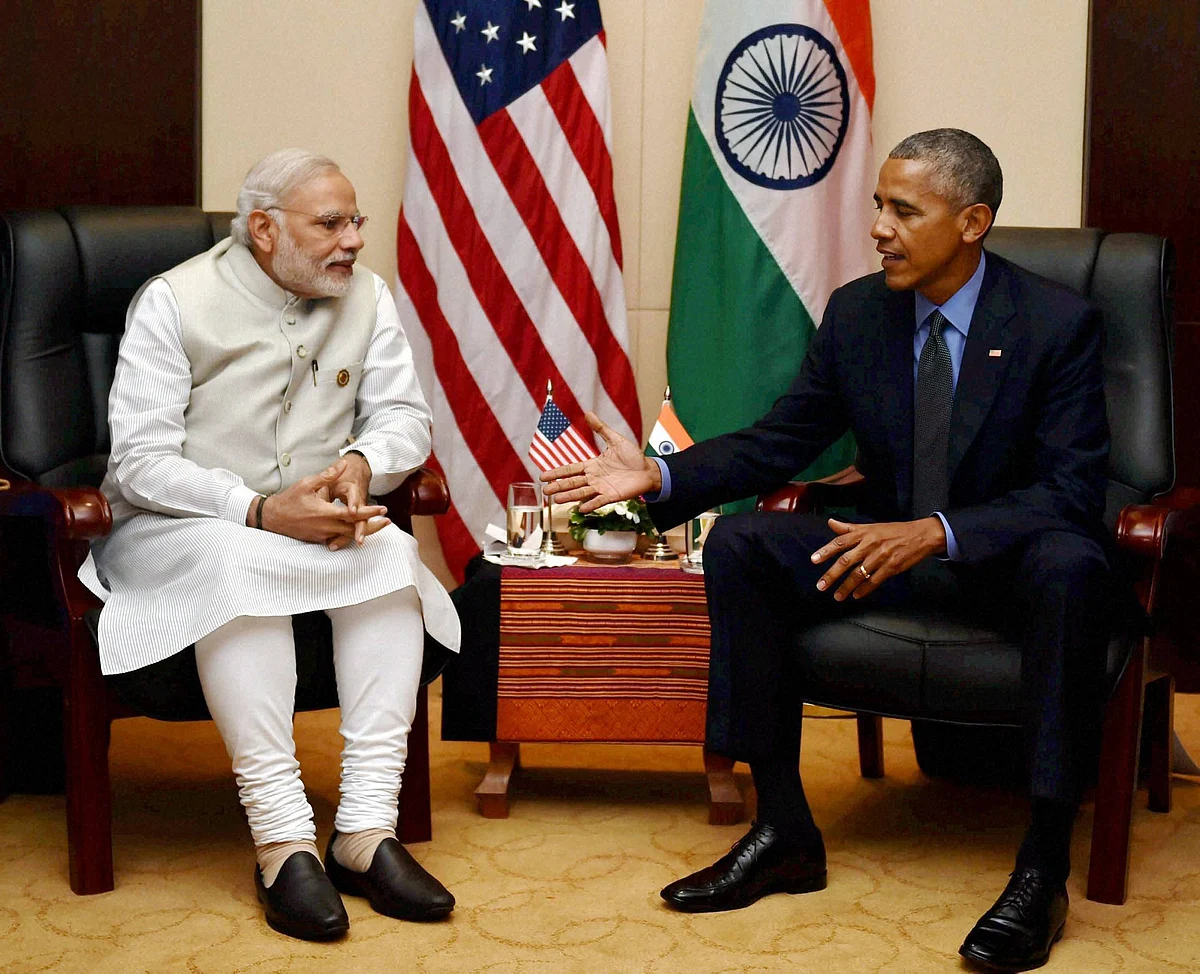 Prime Minister Modi invites US President Barack Obama to visit India. (Photo: PTI)