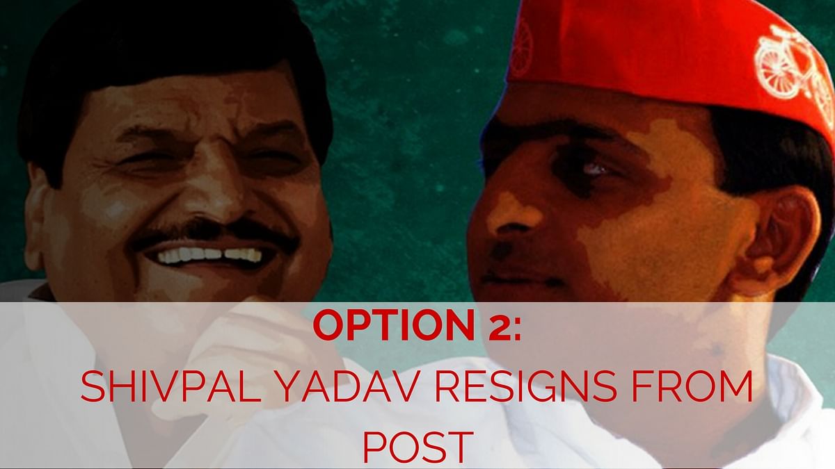 

There are limited options before SP as the civil war within the top satraps of the party takes  an ugly turn.