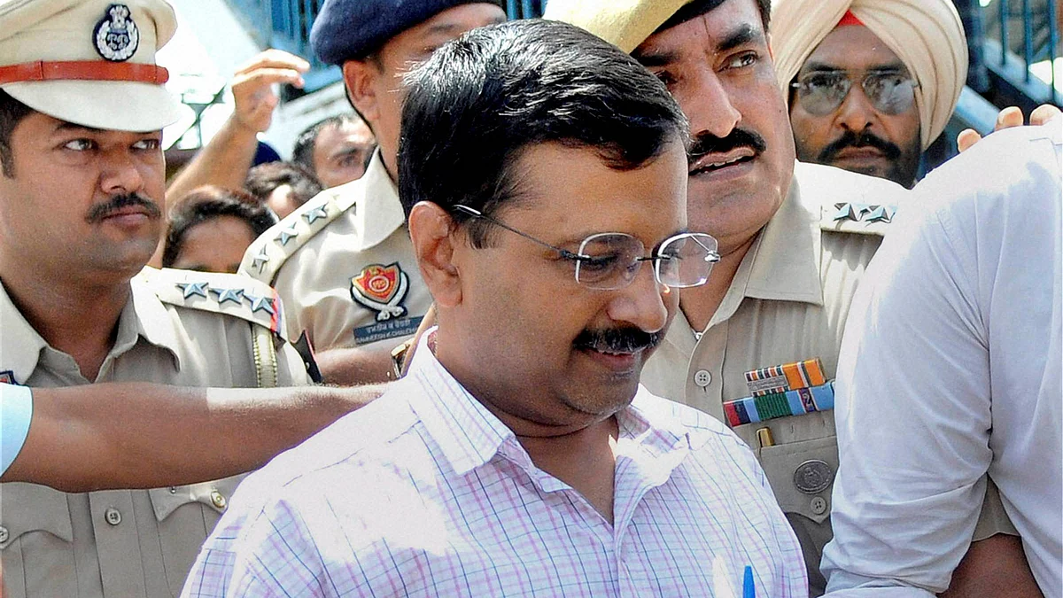 Kejriwal was on his way to Amritsar on the second day of his four-day visit to Punjab. (Photo: PTI)
