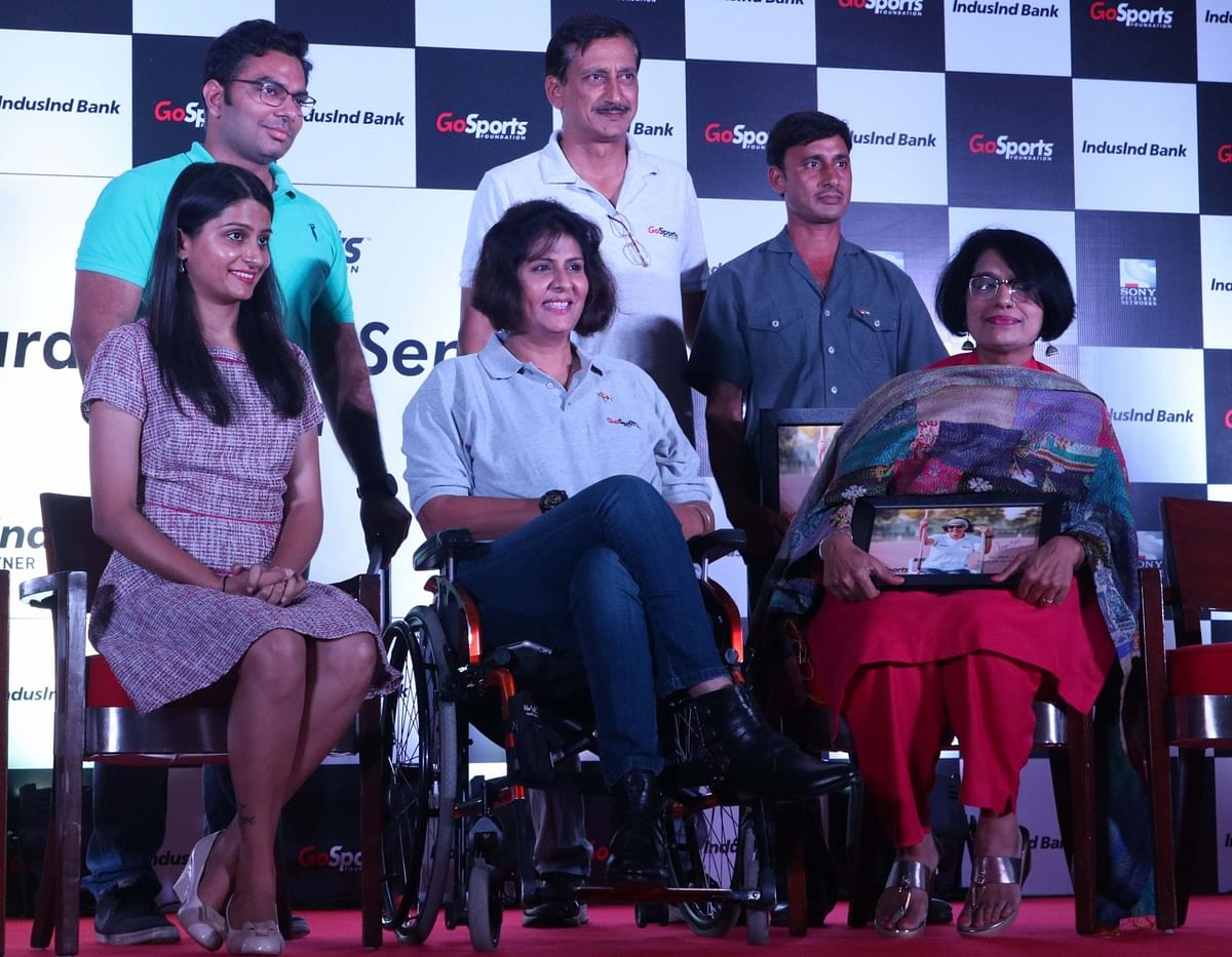 Deepa is a paraplegic, paralysed from waist down, and mother of two and wife of an Army officer.