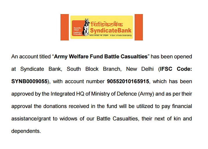 A WhatsApp message explaining an Army welfare fund is doing the rounds and here’s the real deal behind it. 