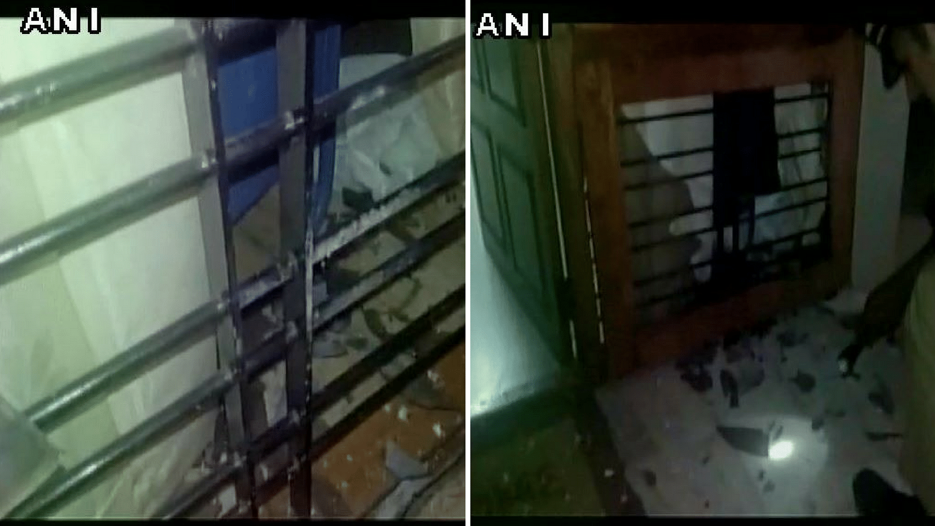 

No injuries were reported but the building was damaged. (Photo Courtesy: Twitter/<a href="https://twitter.com/ANI_news/status/773241603469275136">@ANI</a>)