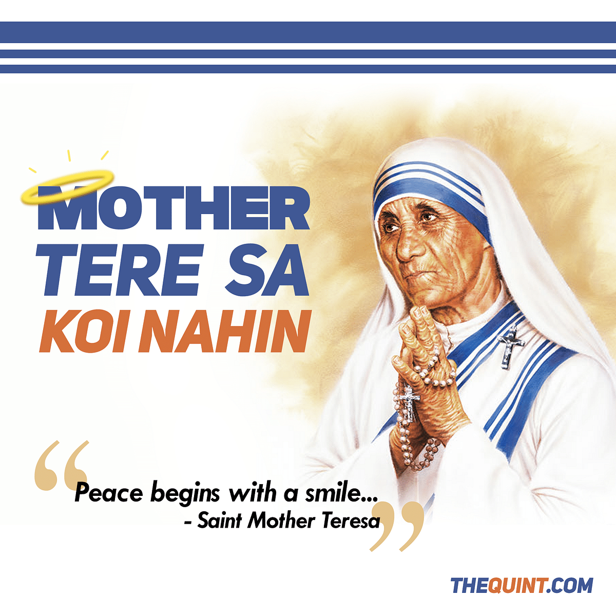 Mother Teresa is now Saint Teresa of Calcutta. Here’s our tribute.