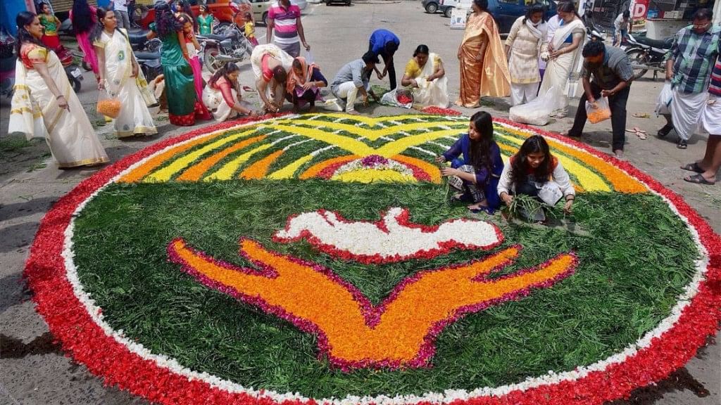 Onam celebrations marred by religious detractors. (Photo Courtesy: Twitter/All India Radio<a href="https://twitter.com/airnewsalerts">https://twitter.com/airnewsalerts</a>)