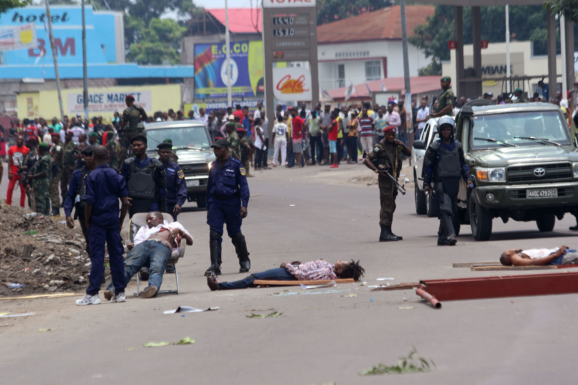 The death toll in clashes during protests against Congolese President Joseph Kabila  has gone up to 44. (Photo: AP)