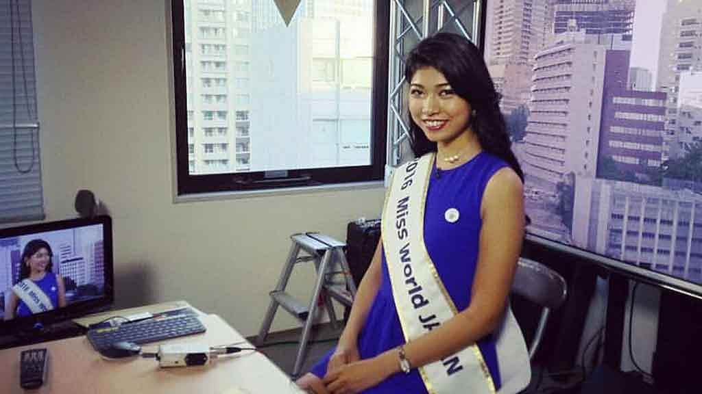 Newly-crowned Miss World Japan Priyanka Yoshikawa has credited the Indian side of her heritage for her pageant success. (Photo Courtesy: Facebook/Priyanka Yoshikawa)