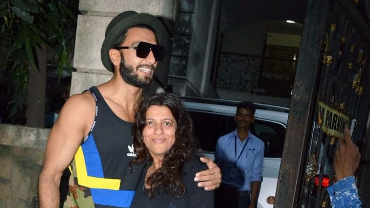 Ranveer Singh and Zoya Akhtar spotted in the city. (Photo: Yogen Shah)