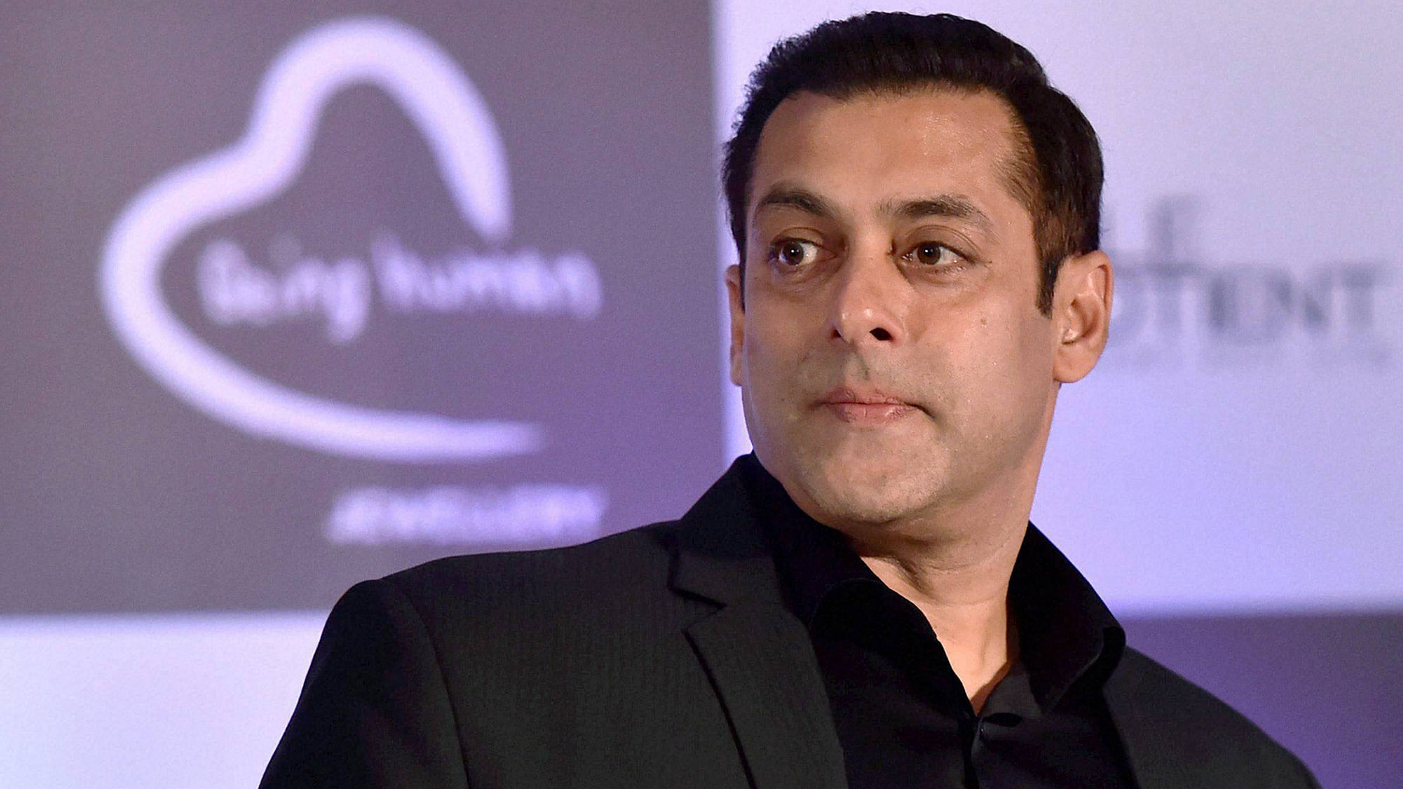 Actor Salman Khan at an event  in New Delhi on Friday. (Photo: PTI)
