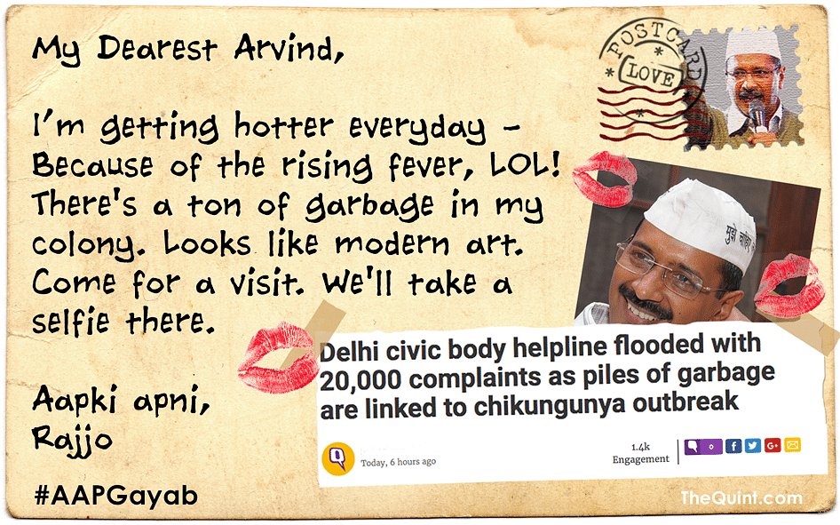 Will Delhi’s CM  Kejriwal be able to handle the Dengue mess after reading our postcard messages? Watch the video: