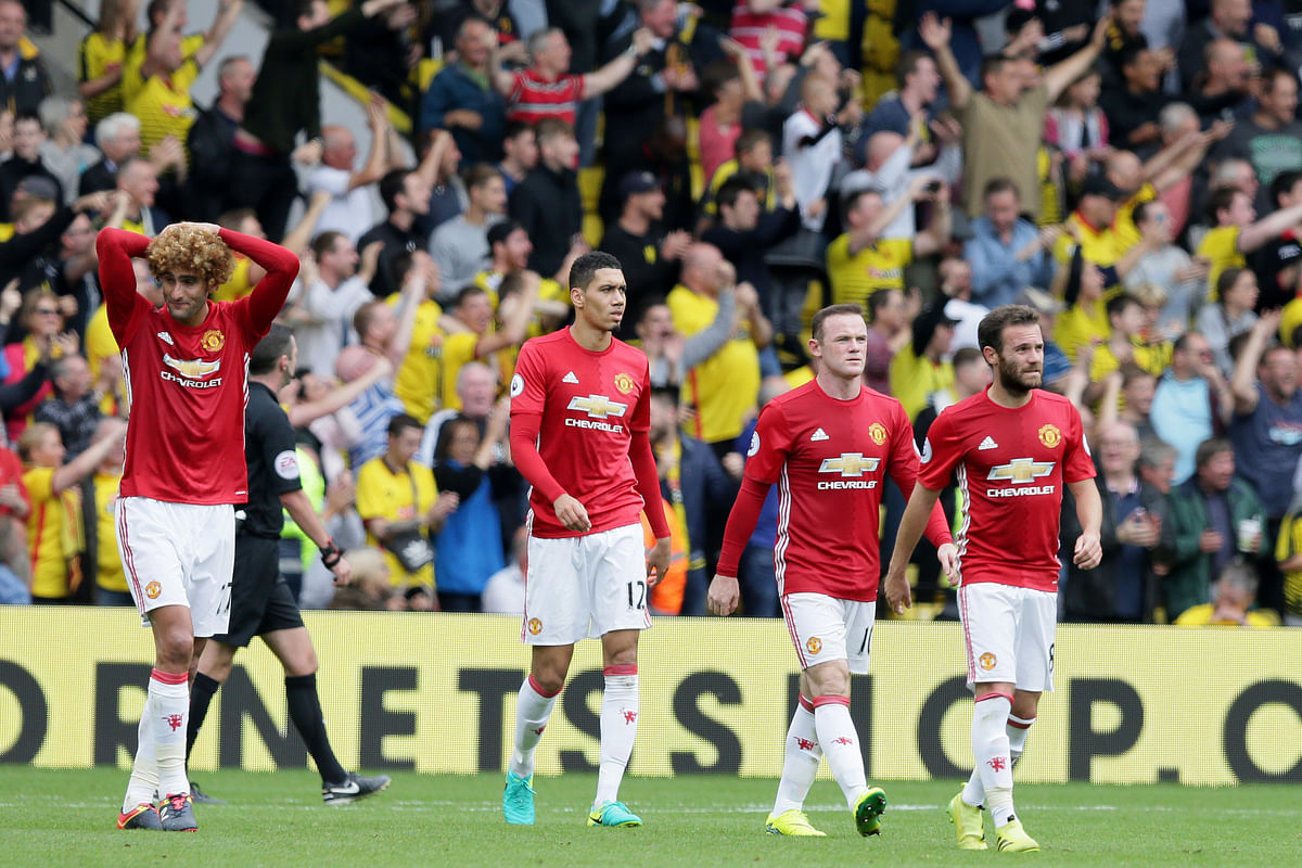 Watford dealt Manchester United a third successive defeat in eight days with a deserved 3-1 Premier League win. 