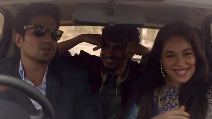 Sumeet Vyas, Amol Parashar and Maanvi Gagroo in a still from <i>Tripling</i>. (Photo: YouTube Grab)