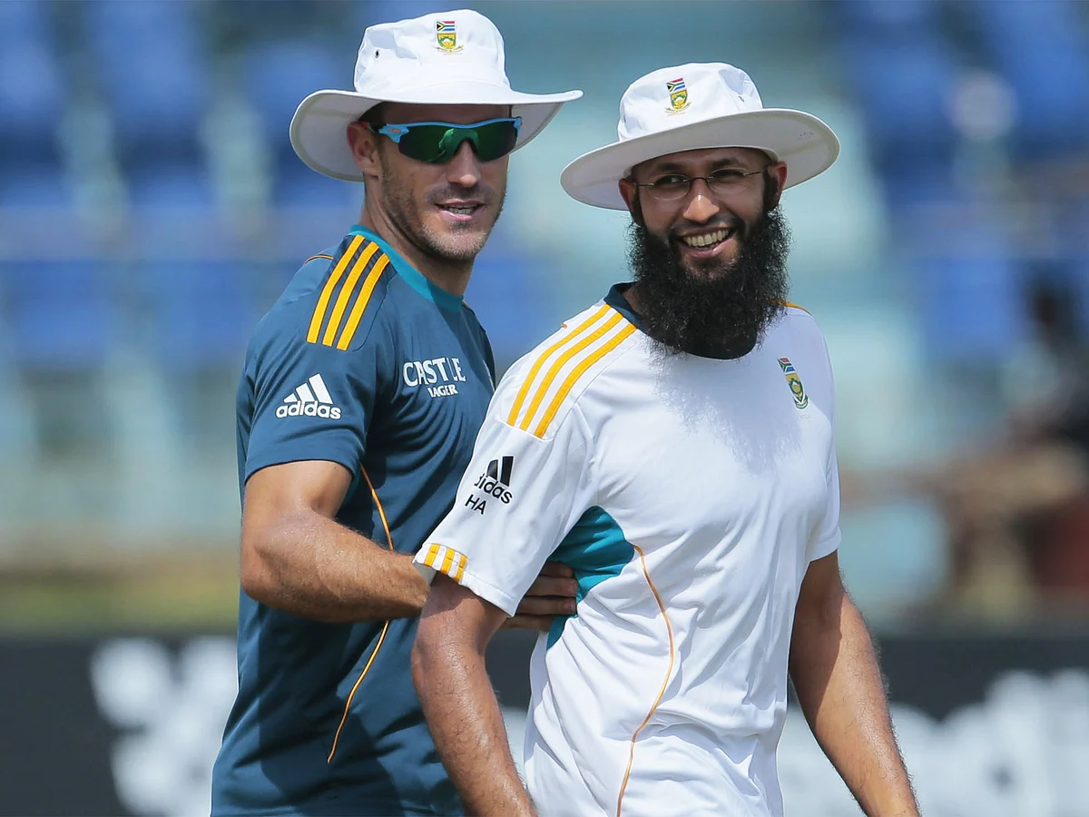 In the absence of captain AB de Villiers, the onus of South Africa’s batting would be on Hashim Amla and Faf du Plessis. (Photo: AP)