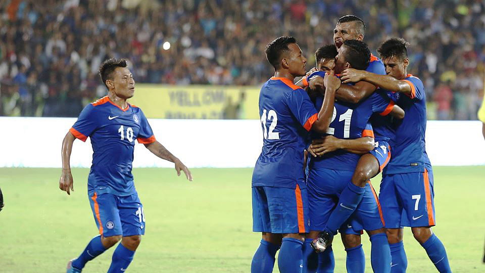 India beat Puerto Rico 4-1 in a friendly on Saturday night. (Photo: AIFF)
