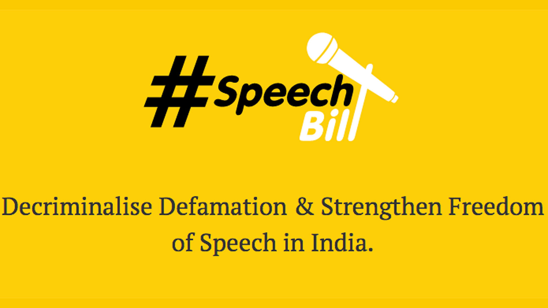The campaign which was organised by <a href="https://speechbill.in/">SpeechBill.in</a> sought public participation by calling for their comments on the matter. (Photo Courtesy: <a href="https://speechbill.in/">SpeechBill.in</a>)