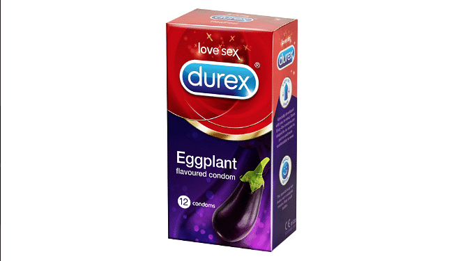 Durex calls their new eggplant-flavoured condom “breaking news”. (Photo: Twitter/<a href="https://twitter.com/durex/status/772738319071453184">Durex Global</a>)