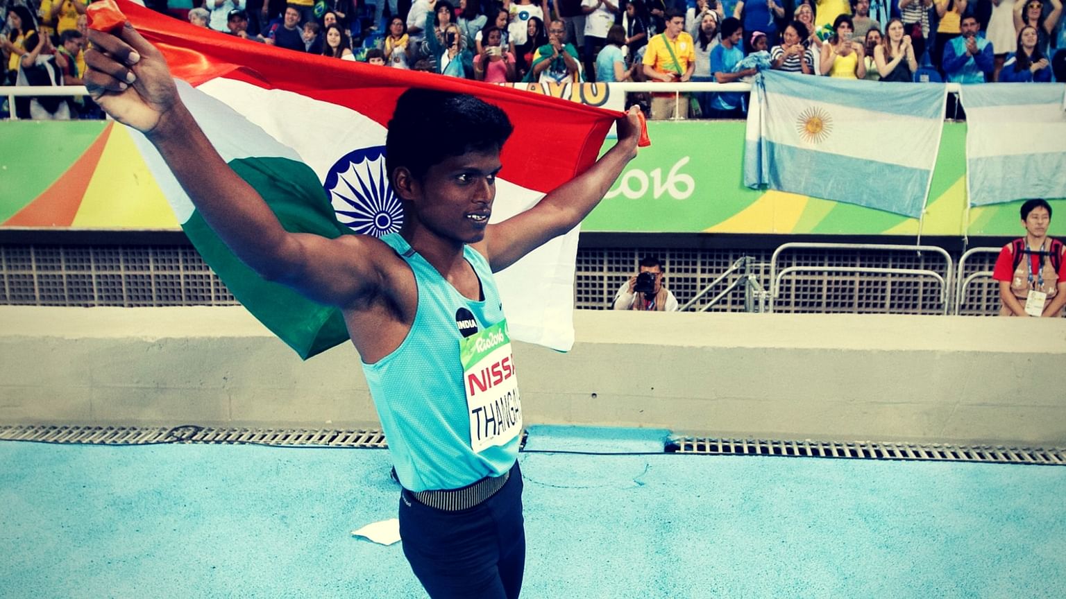 Mariyappan Thangavelu won India’s first-ever Paralympics gold in high-jump. (Photo Courtesy: IOC)