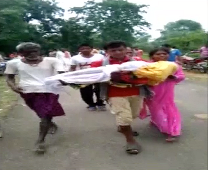 An FIR has been failed against the driver, a pharmacist and an attendant who were in the ambulance. (Photo: ANI)