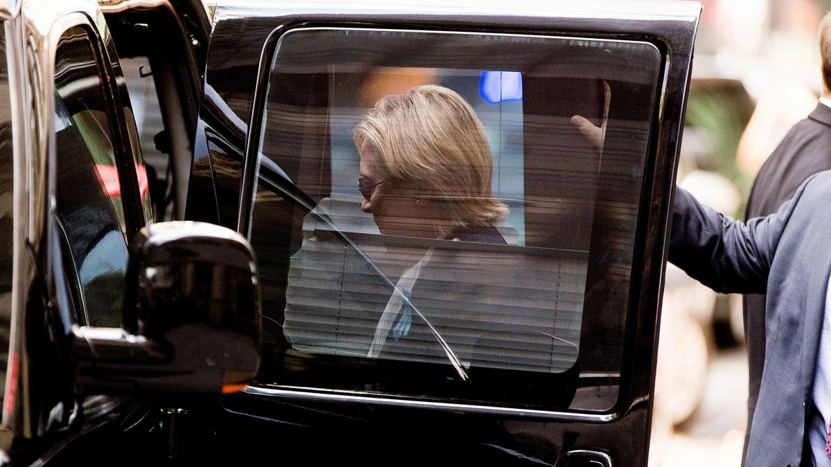 Hillary Clinton was taken to her daughter’s apartment after she felt “overheated” during a 9/11 memorial.