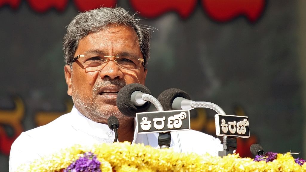  Karnataka Chief Minister Siddaramaiah.