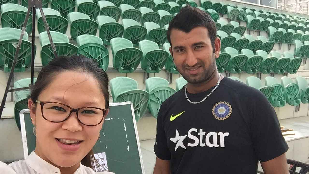 Cheteshwar Pujara is currently in the capital, playing the Duleep Trophy.