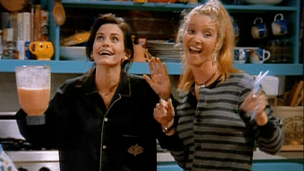 

Monica and Phoebe prove what goof F.R.I.E.N.D.S they still are! (Photo Courtesy: NBC)