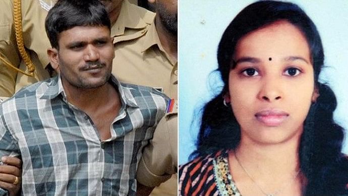 The accused Govindachamy (L); the victim, Soumya (R). (Photo Courtesy: The News Minute)