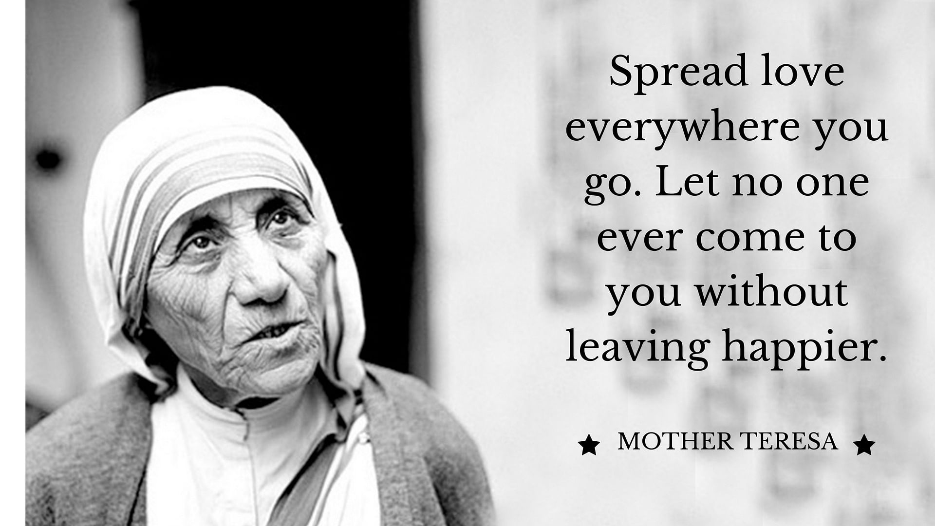 Spread Love Mother Teresa Quote