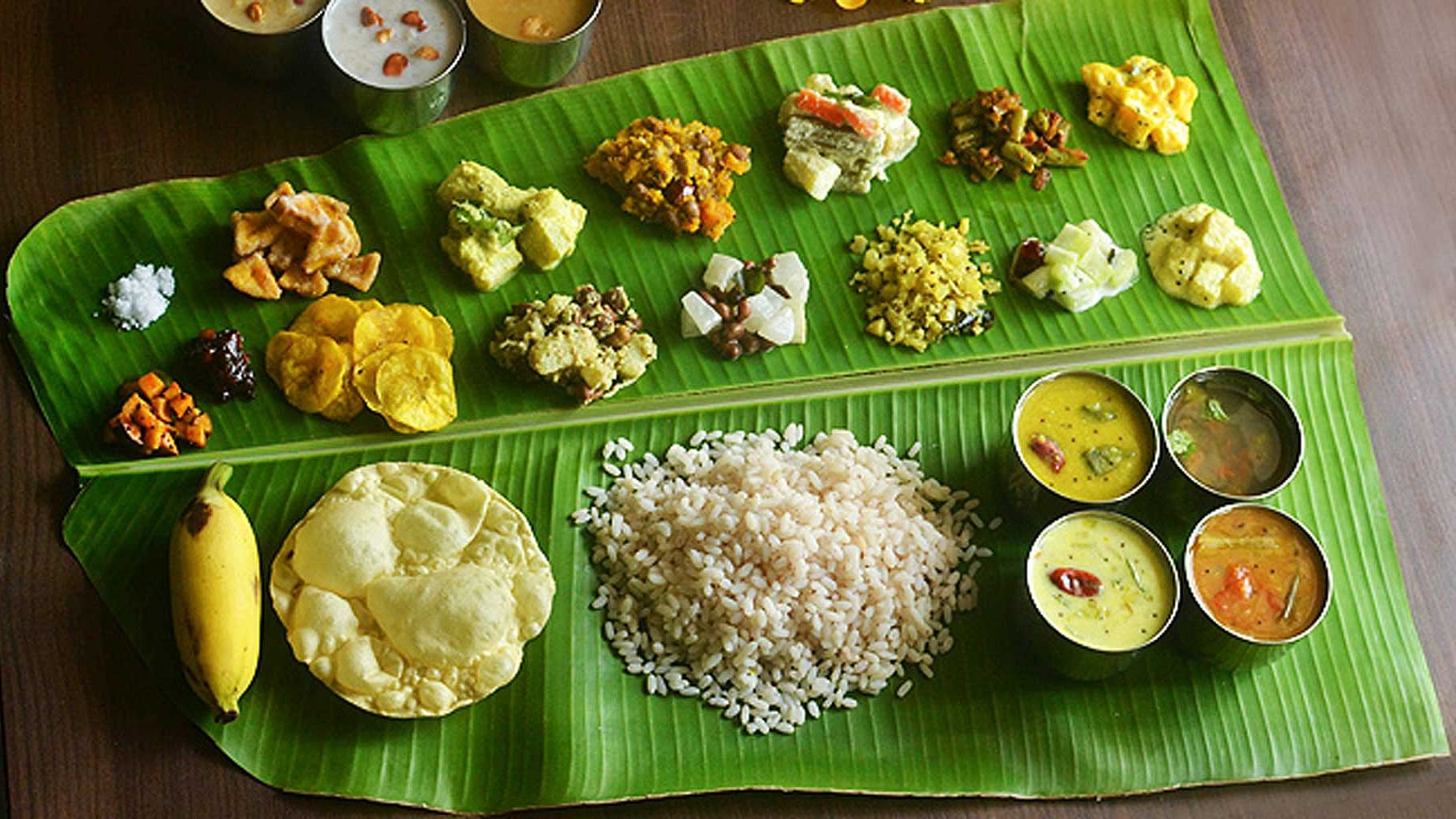 <div class="paragraphs"><p>The traditional Onam sadya consists of over 30 dishes ranging from curries, vegetables, pickles and sweets. </p></div>