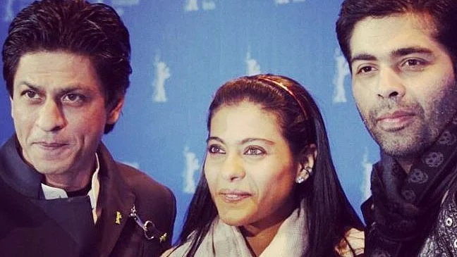 Shah Rukh Khan, Kajol and Karan Johar promoting their film <i>My Name is Khan</i>. (Photo Courtesy: <a href="https://www.instagram.com/p/wOQKY9o32J/?taken-by=karanjohar">Instagram/KaranJohar</a>)