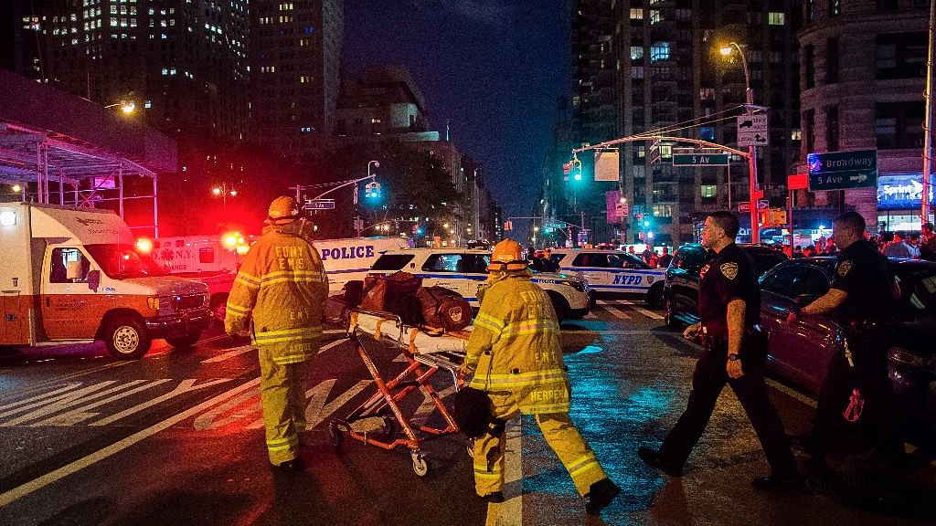 A blast rocked  23rd Street, a major east-west thoroughfare in New York’s fashionable neighborhood of Chelsea, on Saturday night. (Photo: AP)
