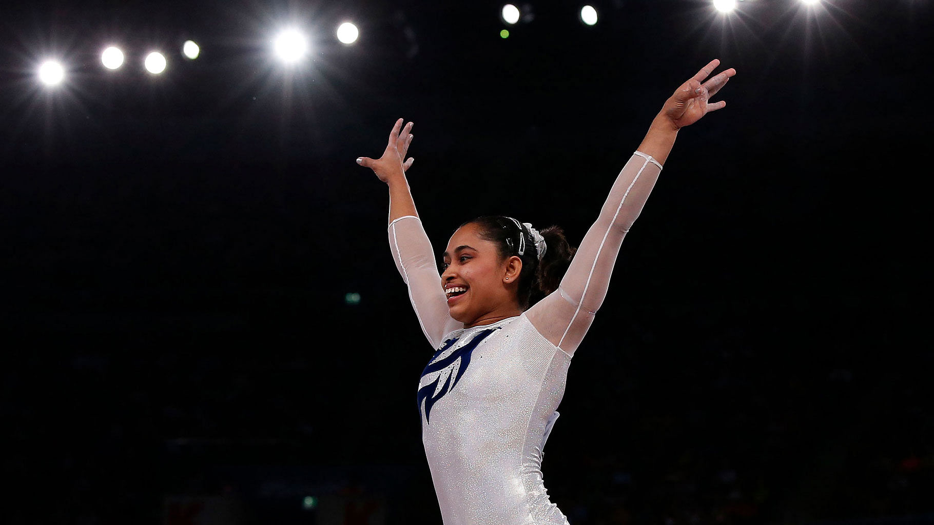 Simone Biles, the American who won the gold medal in the Women’s vault at Rio has said that ‘Produnova Vault’ should be renamed as the ‘Karmakar Vault’.&nbsp;(Photo: Reuters)