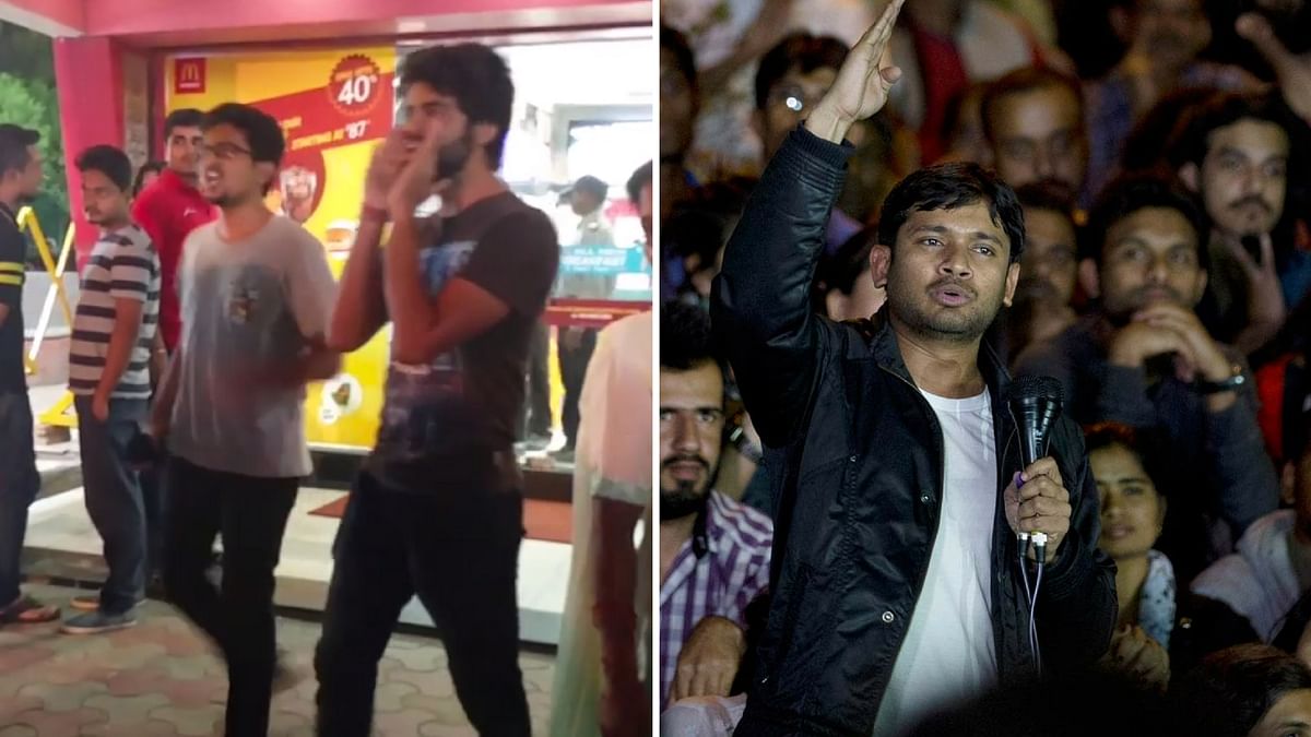 Watch: Shocking Video of “Anti-National” JNU Students Heckled