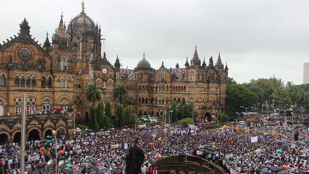 The Chhatrapati Shivaji Terminus in Mumbai.