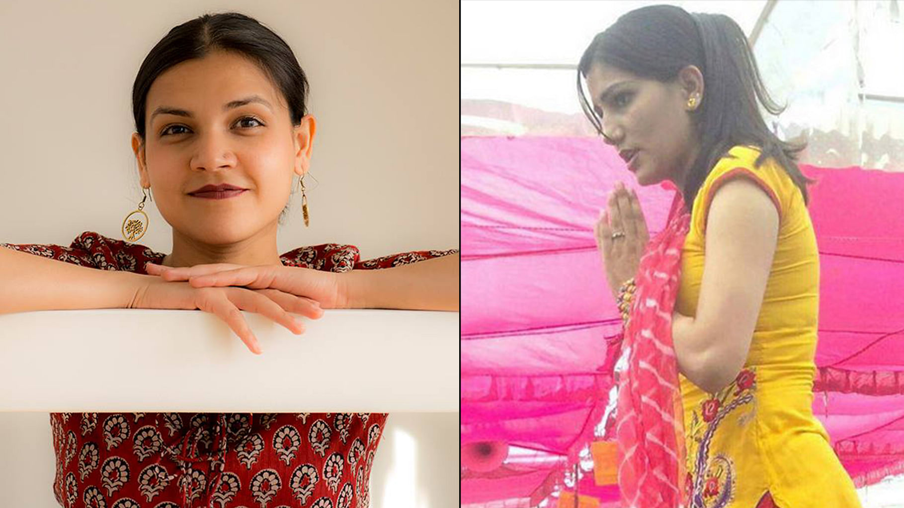 

National Chess champion Anuradha Beniwal has spoken out in favour of Sapna Chaudhary, a Ragini dancer who has been threatened with rape. (Photo: Altered by <b>The Quint</b>)
