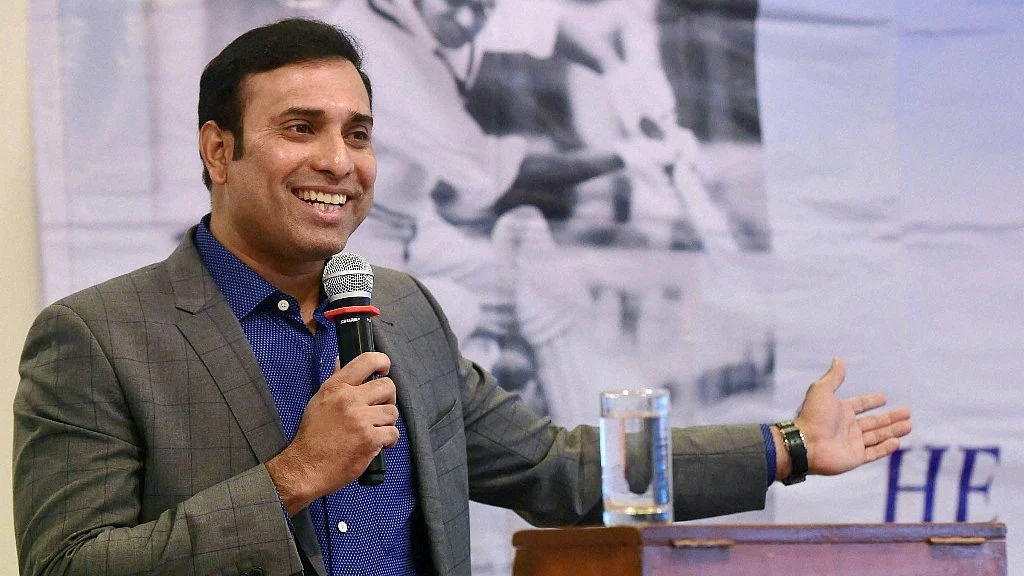 VVS Laxman during an event in Mumbai. 
