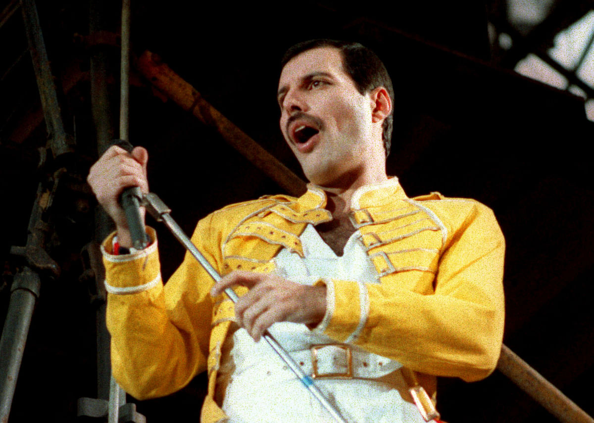 

Mercury was the lead singer of the 1970s rock group Queen and is considered  one of the best rock singers ever. 