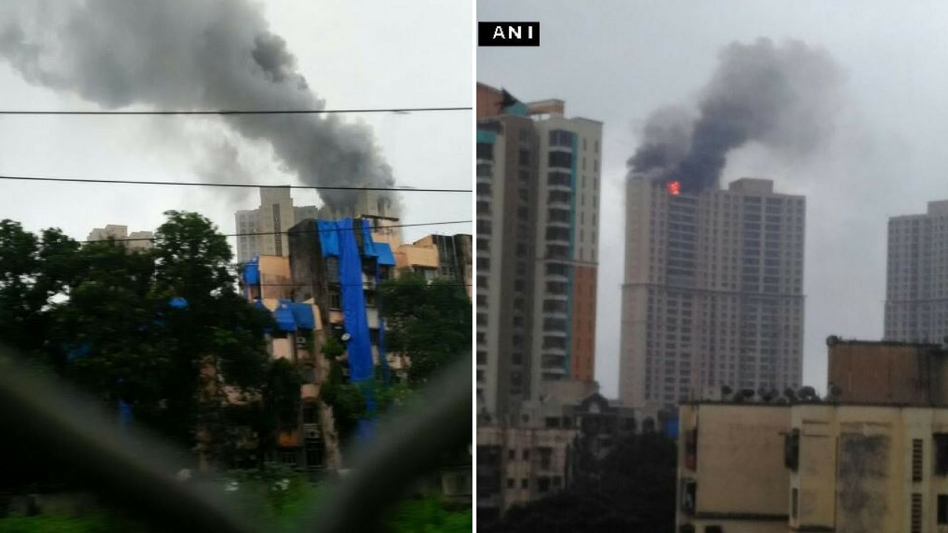 Cause of the fire is unknown as of now. (Photo Courtesy: Twitter/<a href="https://twitter.com/ANI_news">@ANI_news</a>)