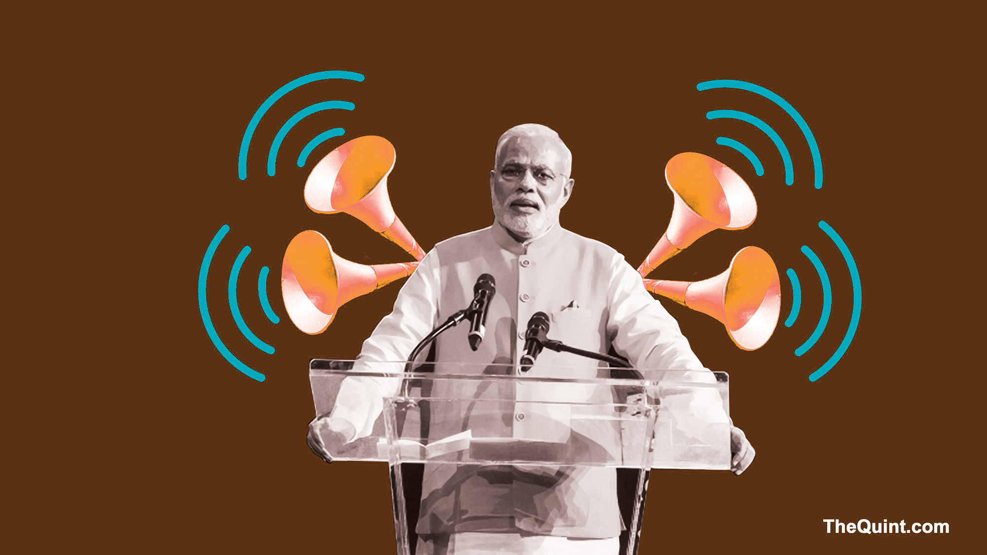 

The country lapped up the rhetoric and Narendra Damodardas Modi became the Prime Minister of India on the 26 May 2014. (Photo: <b>The Quint</b>)